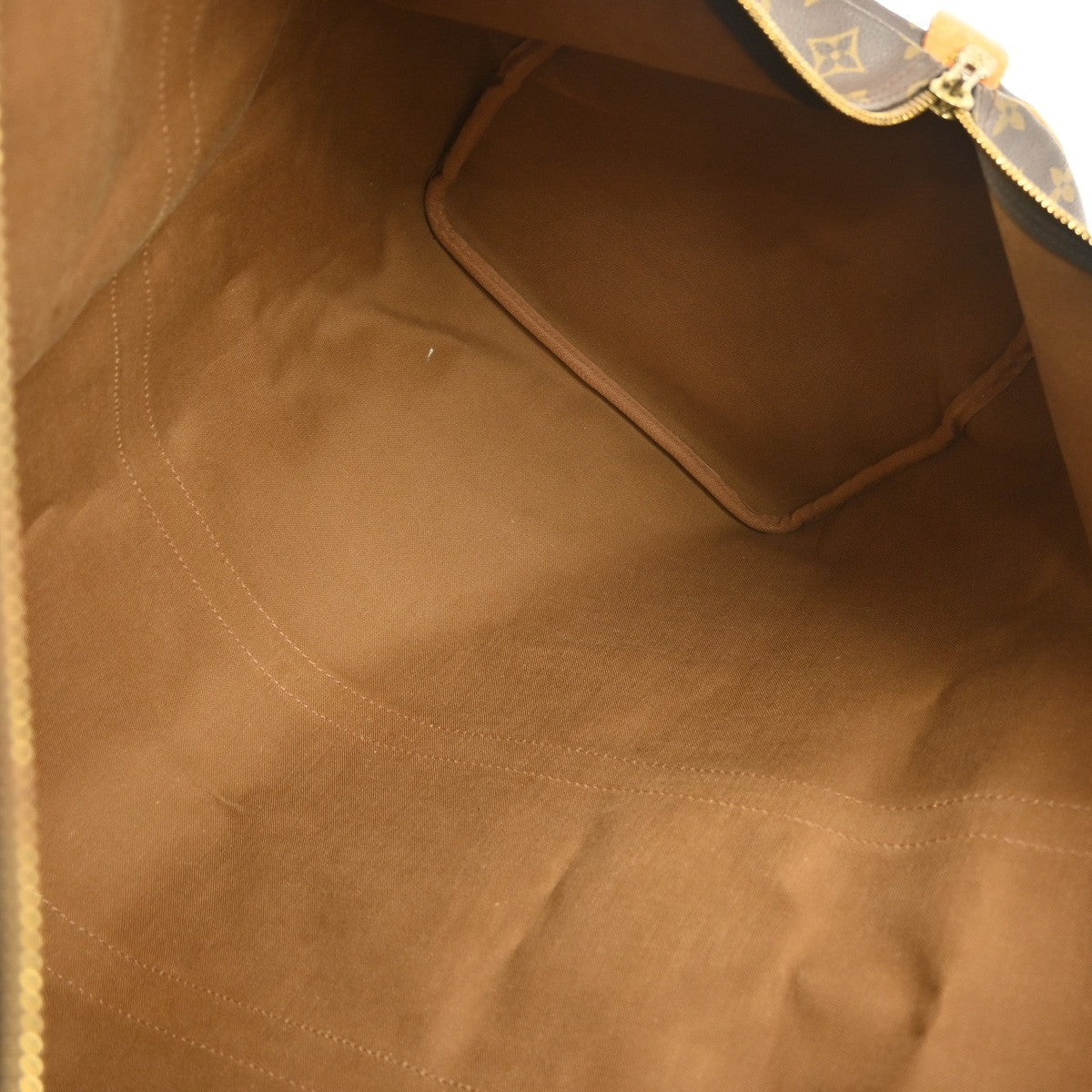 Louis Vuitton Keepall Bag Monogram Canvas Brown Canvas Travel Bag Bag (Pre-Owned)