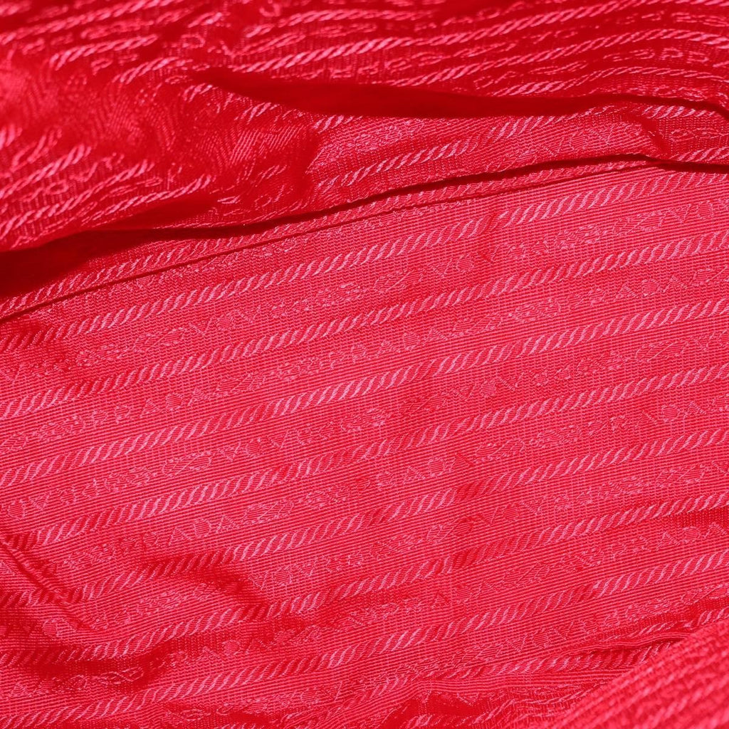 Prada Double Front Pocket Backpack Tessuto Red Nylon Backpack Bag (Pre-Owned)