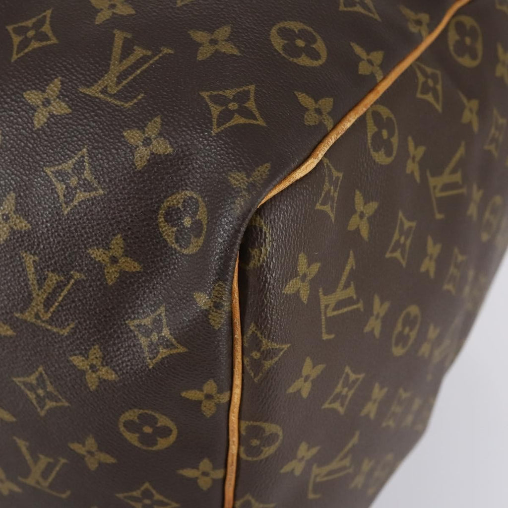 Louis Vuitton Keepall Bag Monogram Canvas Brown Canvas Travel Bag Bag (Pre-Owned)