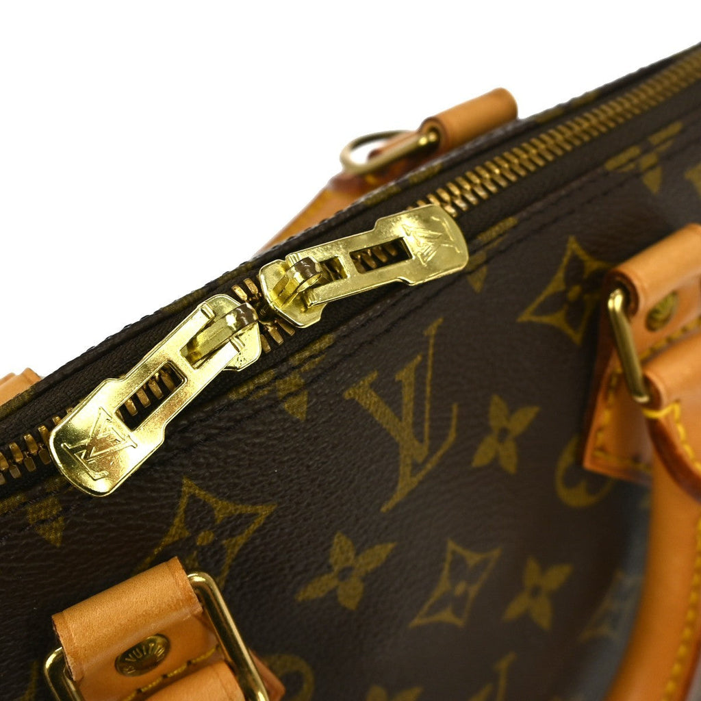 Louis Vuitton Alma Handbag Monogram Canvas Brown Canvas Handbag (Pre-Owned)