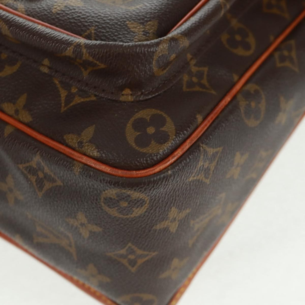Louis Vuitton Sac Gibeciere Messenger Bag Monogram Canvas Brown Canvas Shoulder Bag Bag (Pre-Owned)