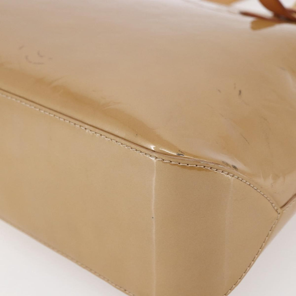 Louis Vuitton Brentwood Handbag Monogram Vernis Brown Patent_Leather Bag (Pre-Owned)