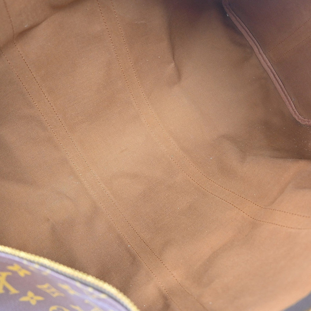 Louis Vuitton Keepall Bandouliere Bag Monogram Canvas Brown Canvas Travel Bag Bag (Pre-Owned)