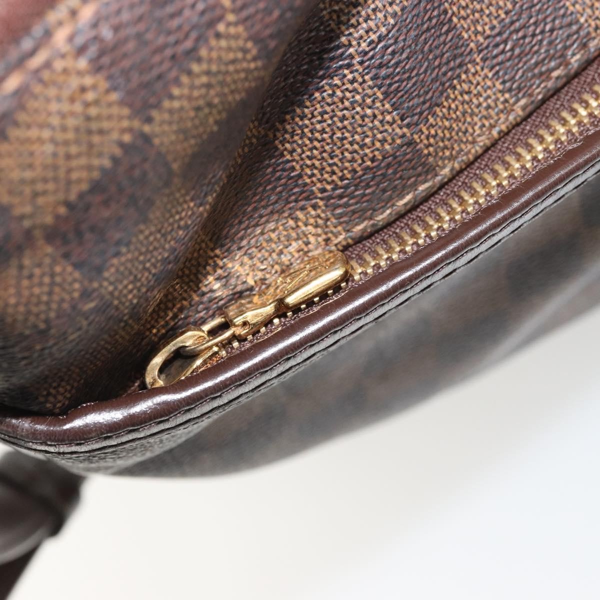 Louis Vuitton Bloomsbury Handbag Damier Brown Canvas Handbag (Pre-Owned)