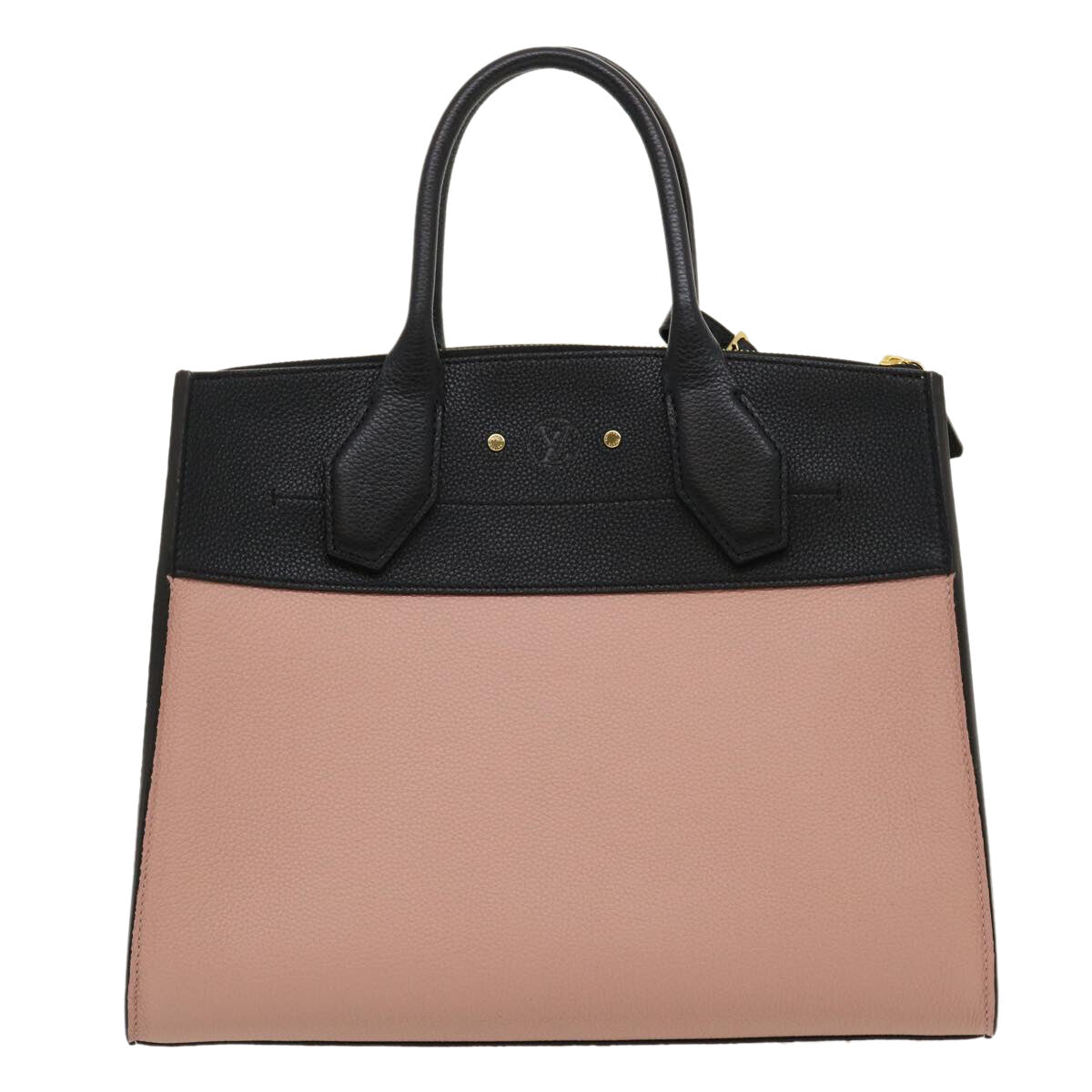 Louis Vuitton City Steamer Handbag Leather Pink Leather Bag (Pre-Owned)