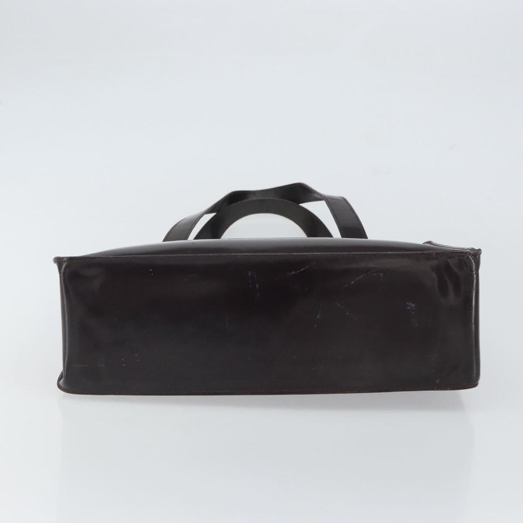 Chanel Vintage Tote Patent Leather Brown Patent_Leather Tote Bag Bag (Pre-Owned)