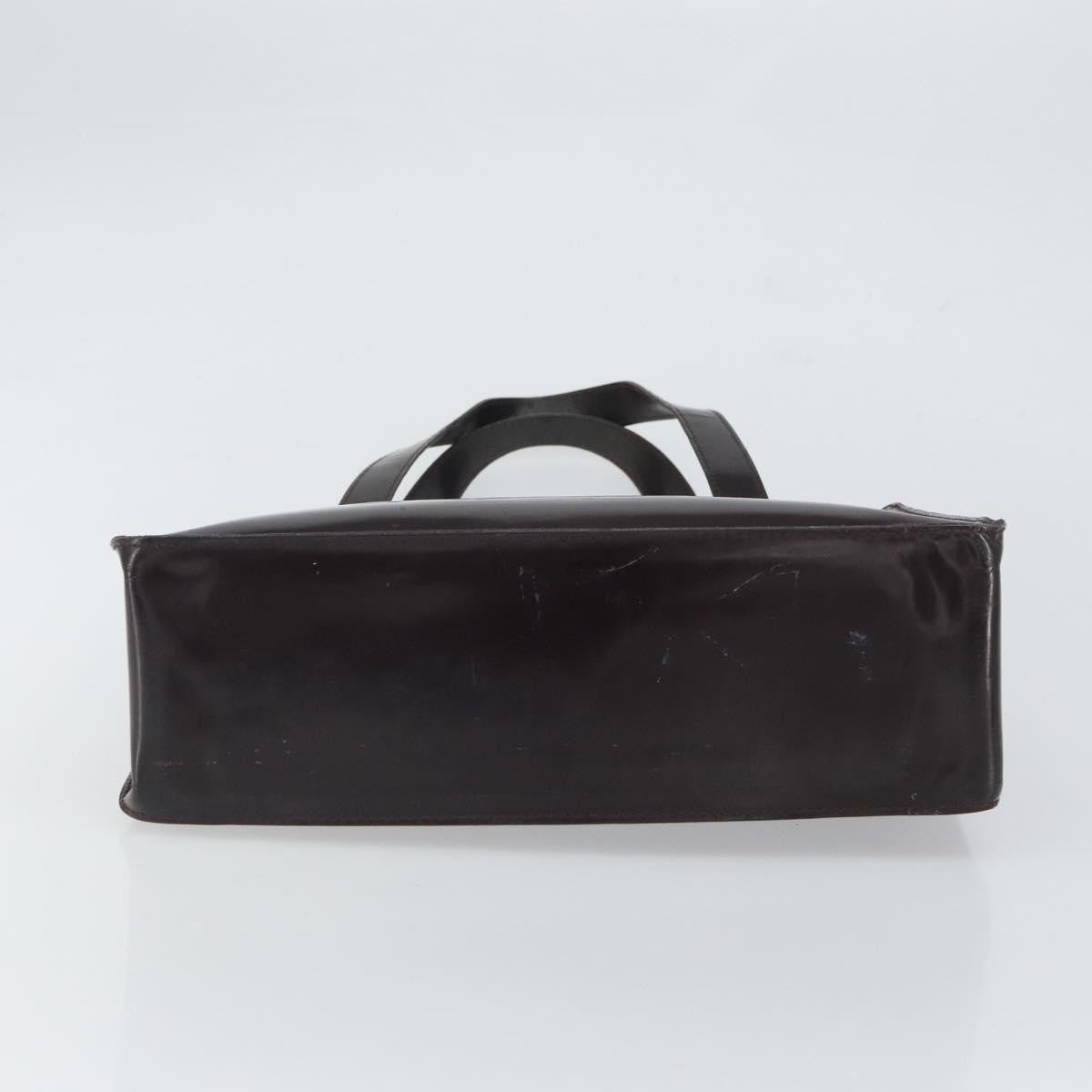 Chanel Vintage Tote Patent Leather Brown Patent_Leather Tote Bag Bag (Pre-Owned)