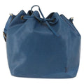 Louis Vuitton Petit Noe Handbag Epi Leather Blue Leather Shoulder Bag Bag (Pre-Owned)