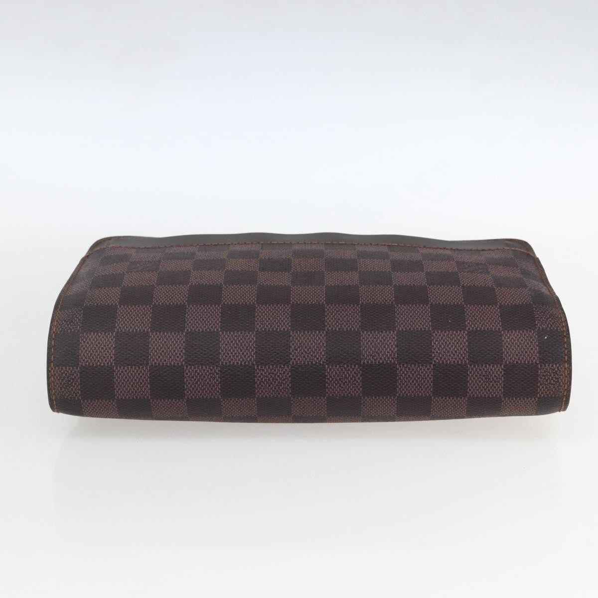 Louis Vuitton Pochette Saint Louis Damier Brown Canvas Clutche & Pouche Bag (Pre-Owned)