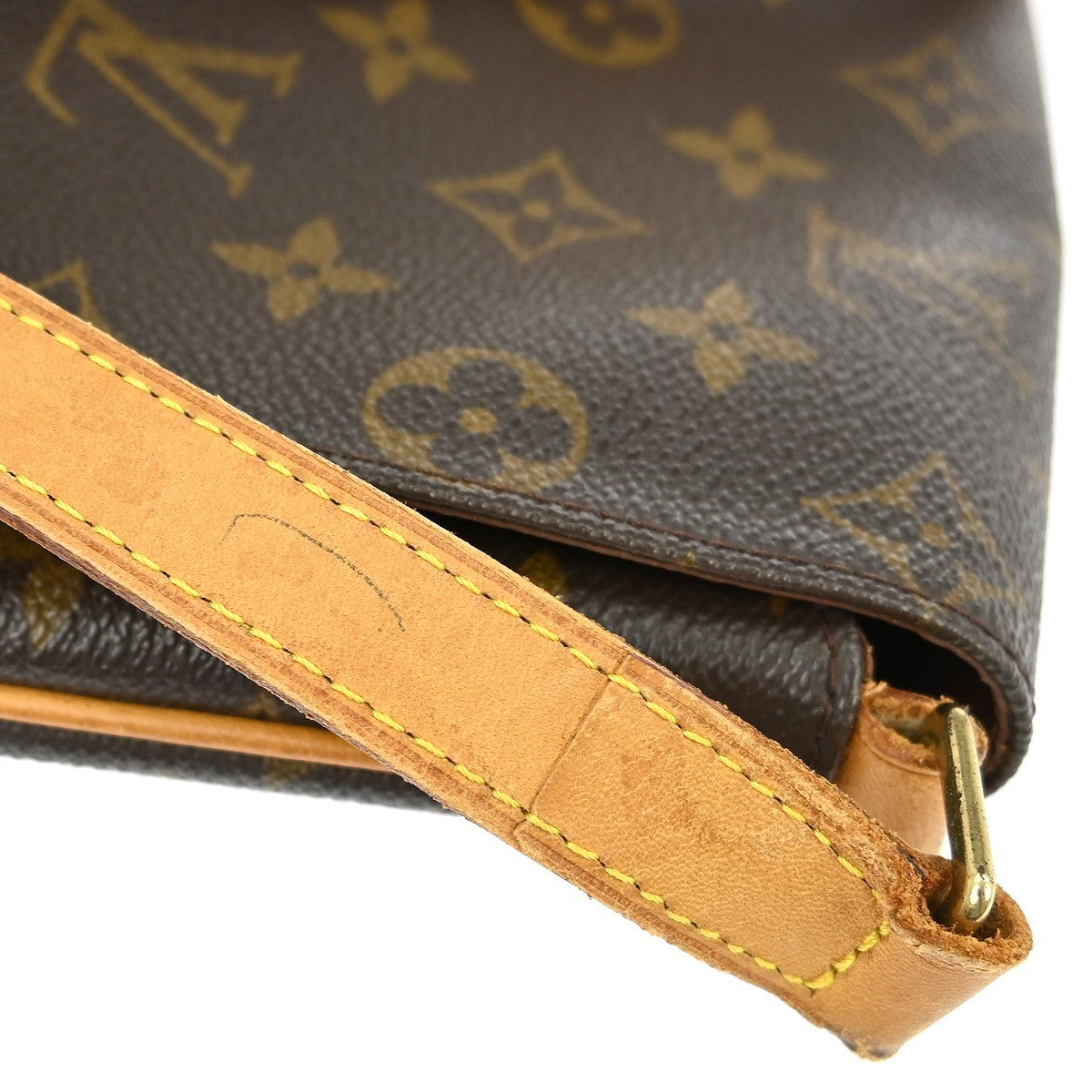 Louis Vuitton Musette Salsa Handbag Monogram Canvas Brown Canvas Shoulder Bag Bag (Pre-Owned)
