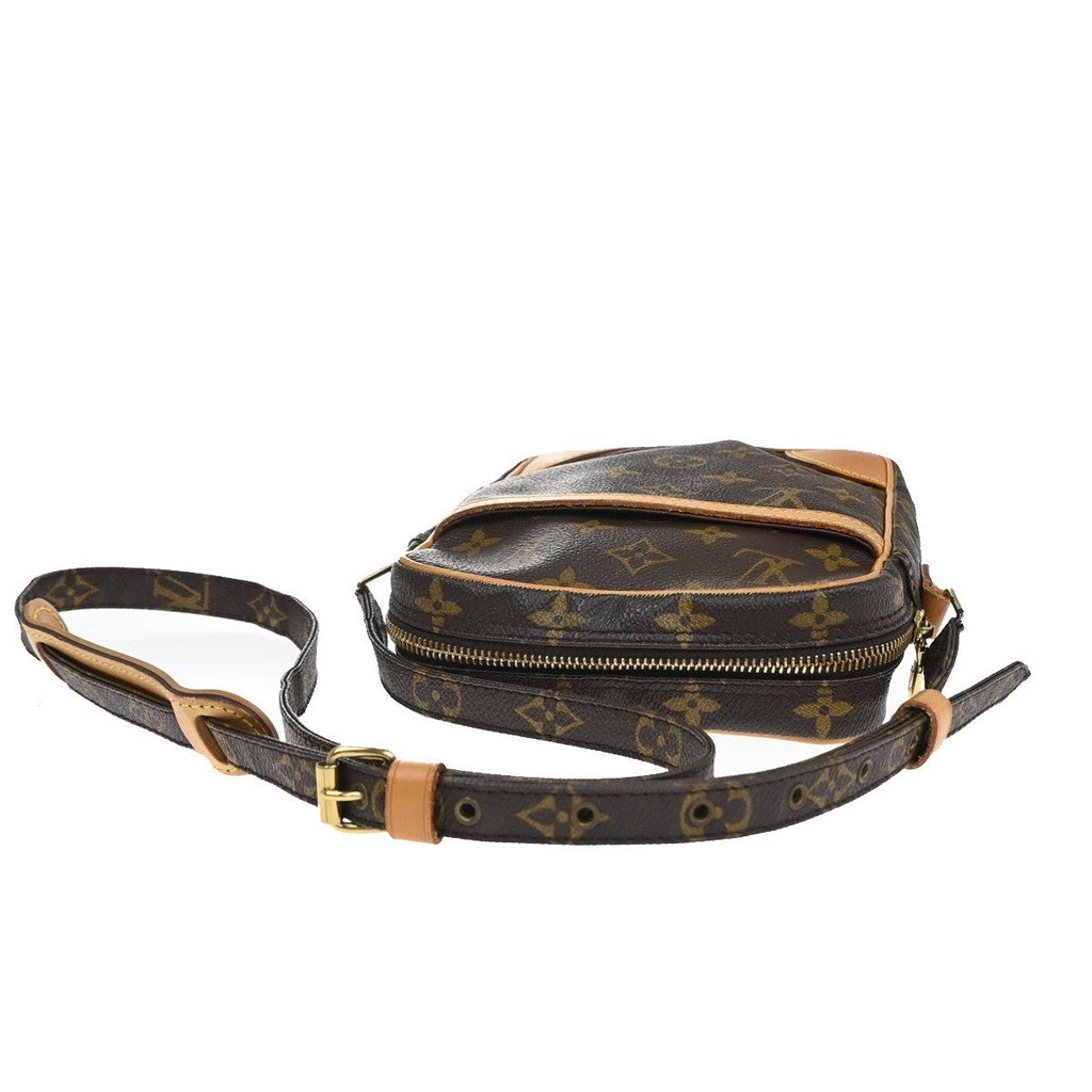 Louis Vuitton Danube Handbag Monogram Canvas Brown Canvas Shoulder Bag Bag (Pre-Owned)
