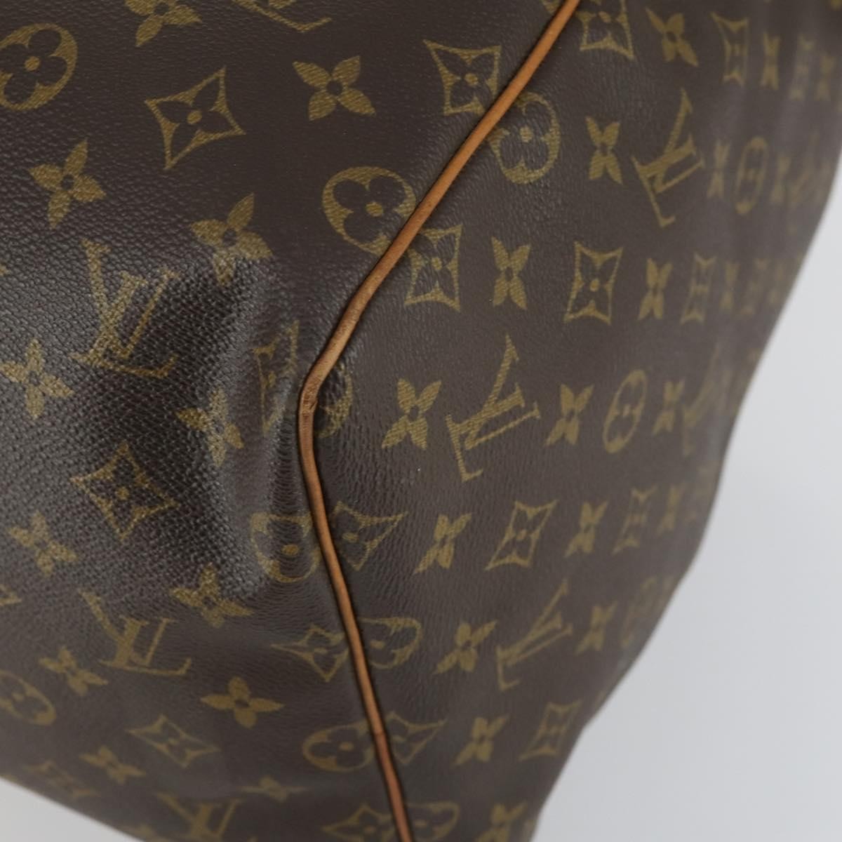 Louis Vuitton Keepall Bag Monogram Canvas Brown Canvas Travel Bag Bag (Pre-Owned)
