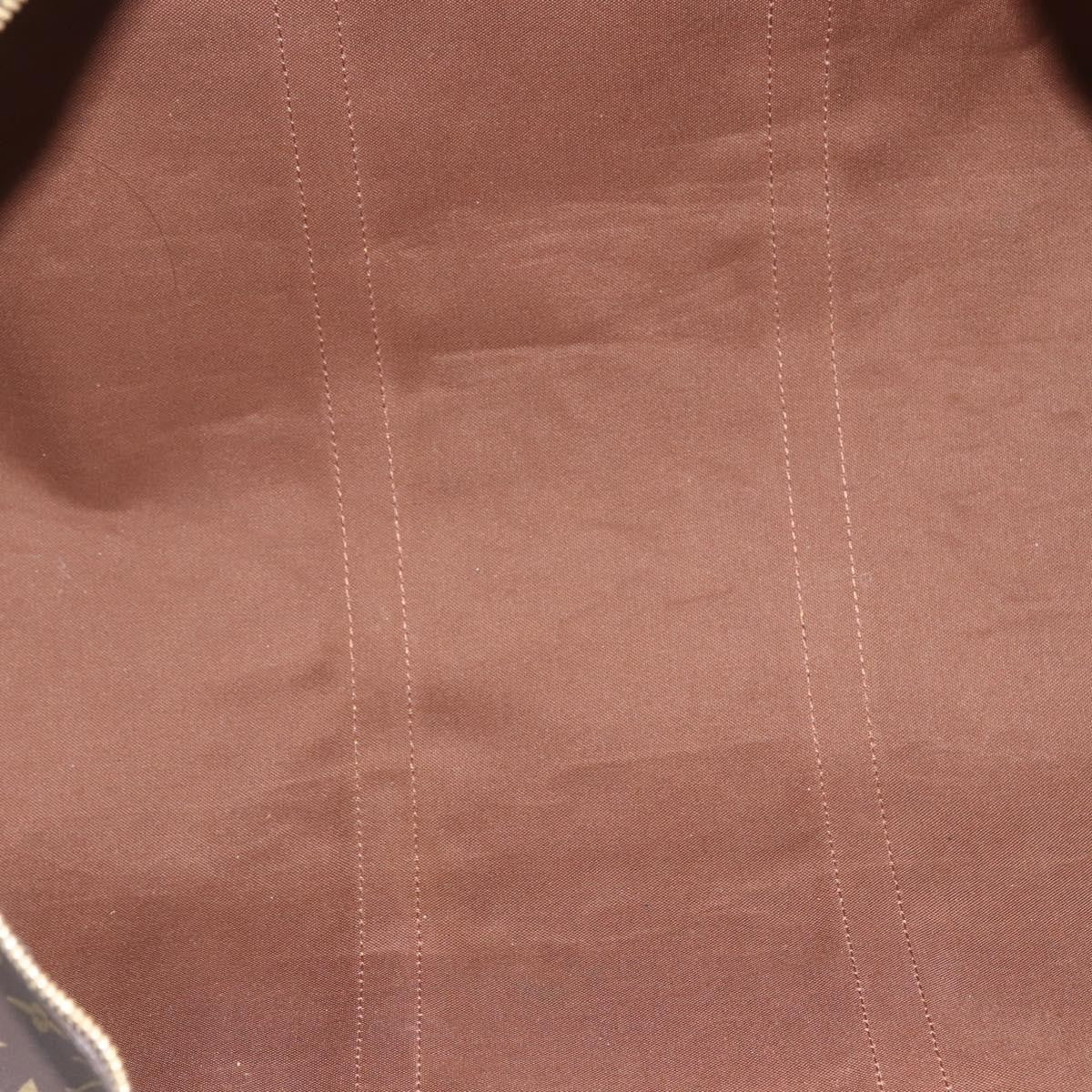 Louis Vuitton Keepall Bag Monogram Canvas Brown Canvas Travel Bag Bag (Pre-Owned)