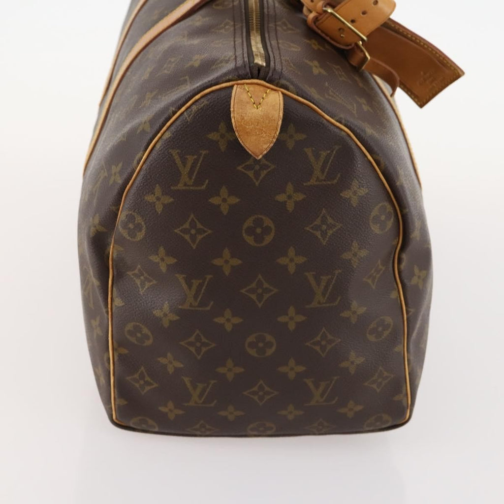 Louis Vuitton Keepall Bag Monogram Canvas Brown Canvas Travel Bag Bag (Pre-Owned)