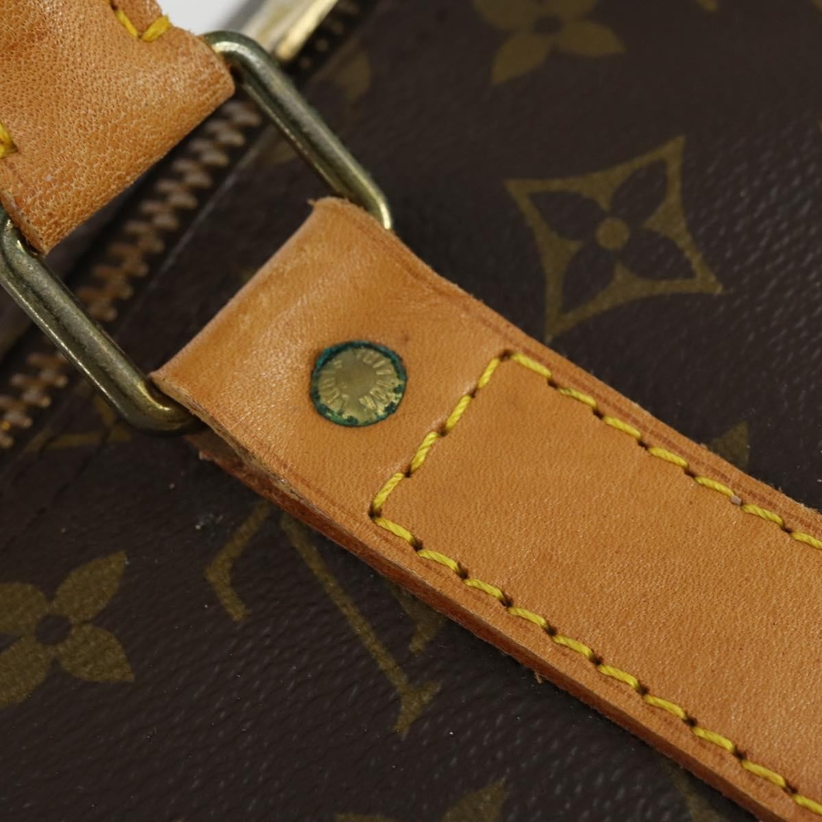Louis Vuitton Keepall Bag Monogram Canvas Brown Canvas Travel Bag Bag (Pre-Owned)