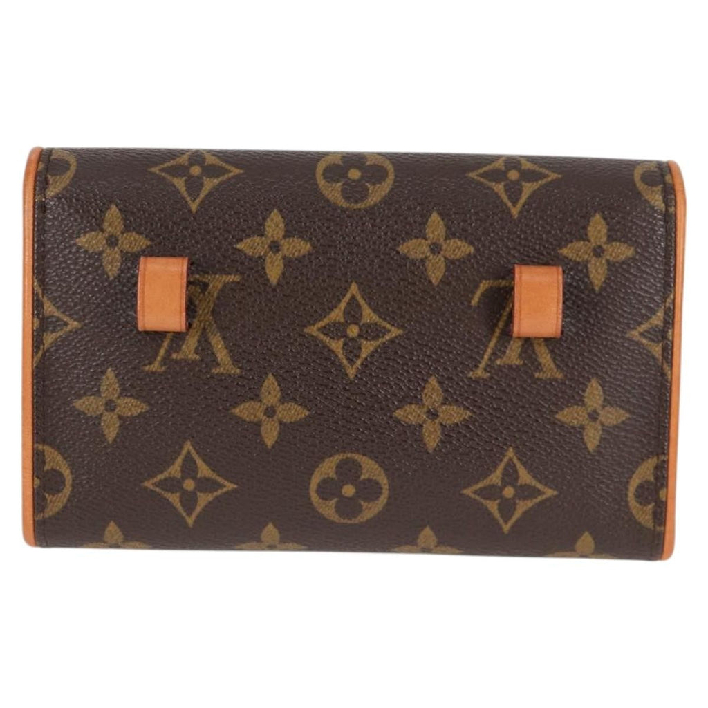 Louis Vuitton Florentine Waist Bag Monogram Canvas Brown Canvas Clutche & Pouche Bag (Pre-Owned)