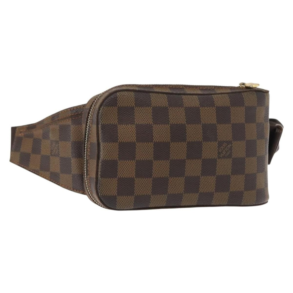 Louis Vuitton Geronimos Waist Bag Damier Brown Canvas Shoulder Bag Bag (Pre-Owned)