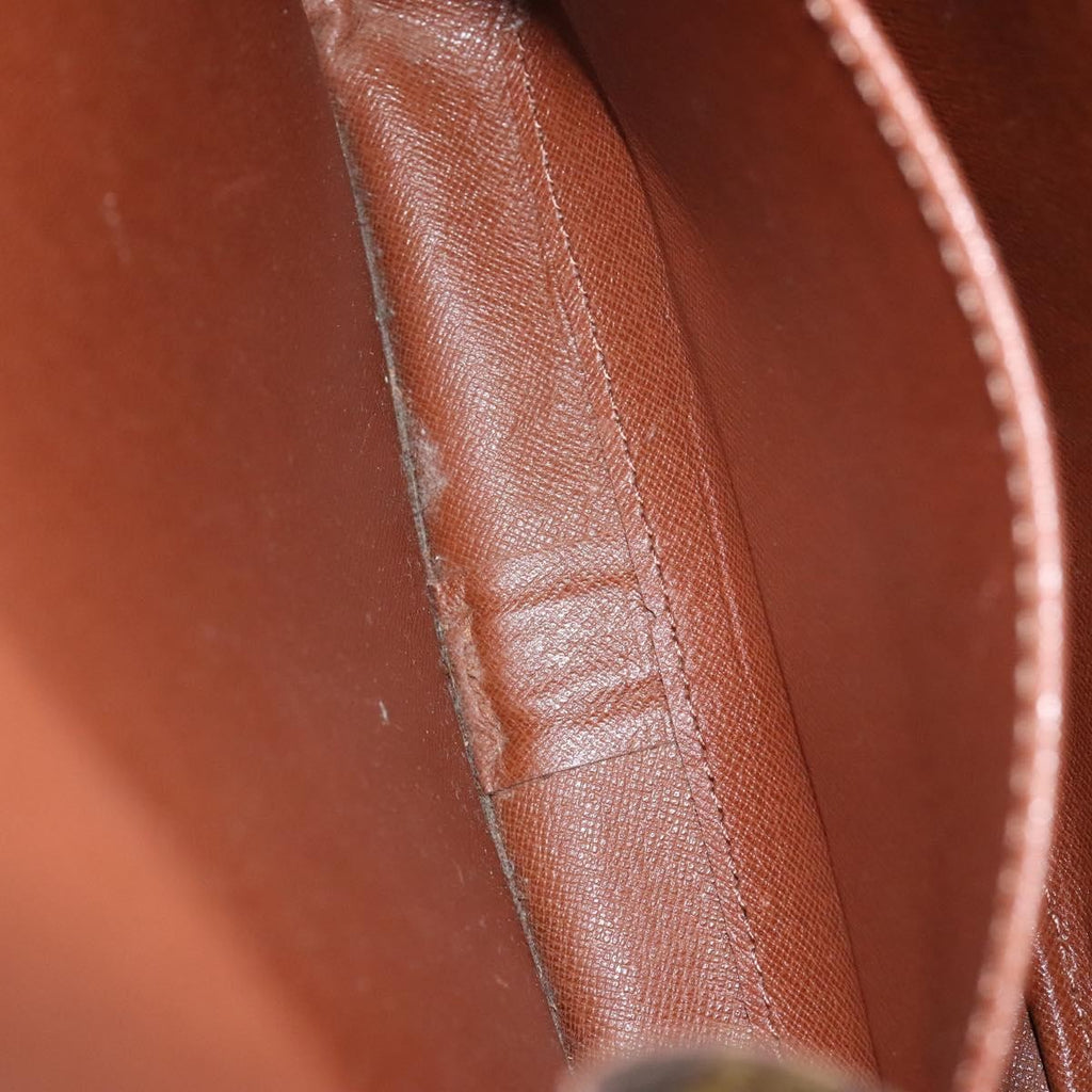 Louis Vuitton Cartouchiere Handbag Monogram Canvas Brown Canvas Shoulder Bag Bag (Pre-Owned)