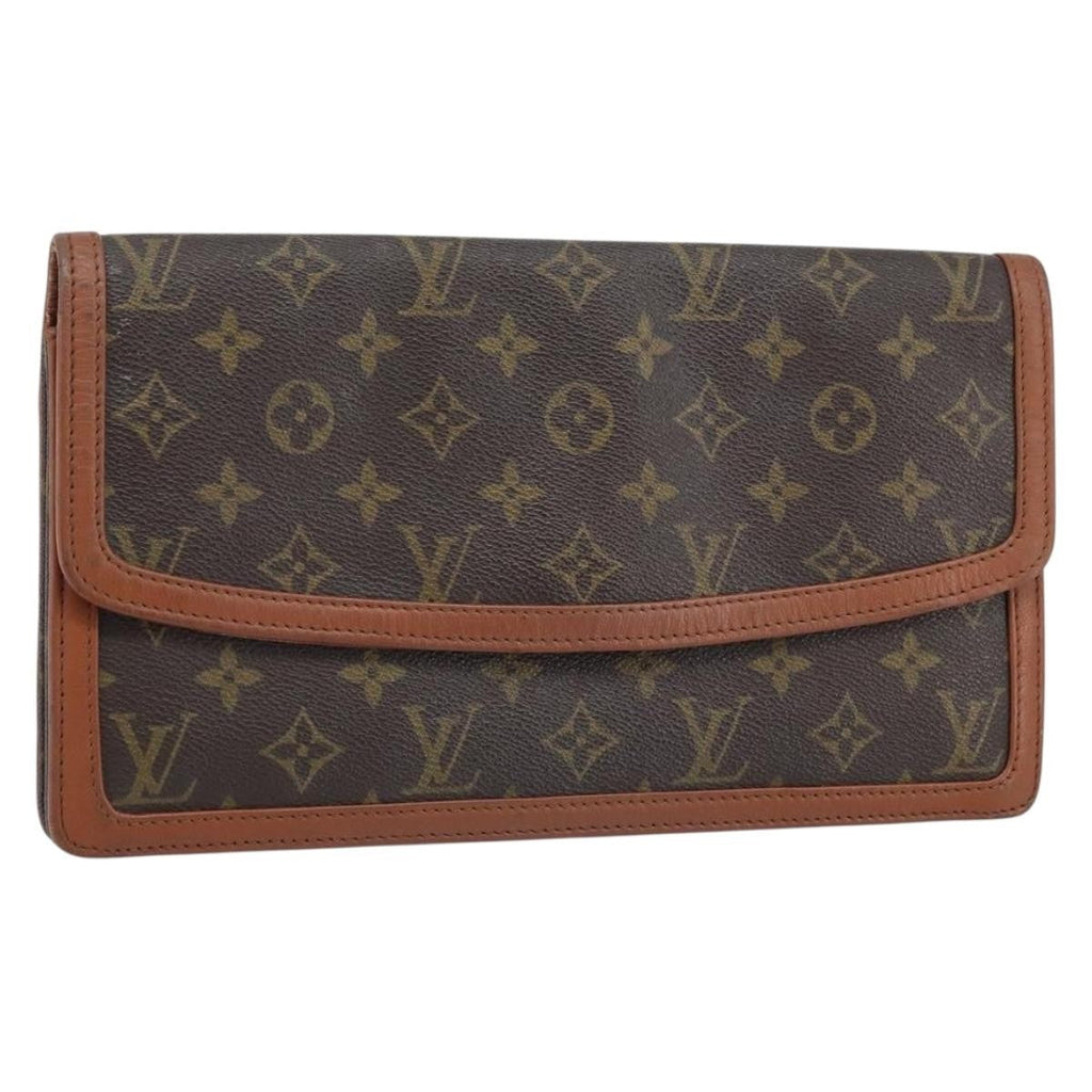 Louis Vuitton Dame Pochette Monogram Canvas Brown Canvas Clutche & Pouche Bag (Pre-Owned)