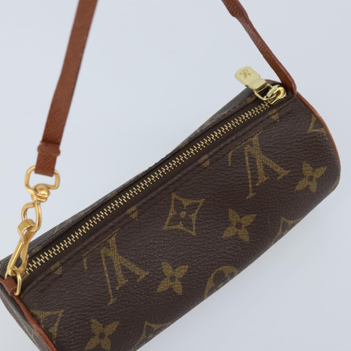Louis Vuitton Papillon Pochette Monogram Canvas Brown Canvas Clutche & Pouche Bag (Pre-Owned)