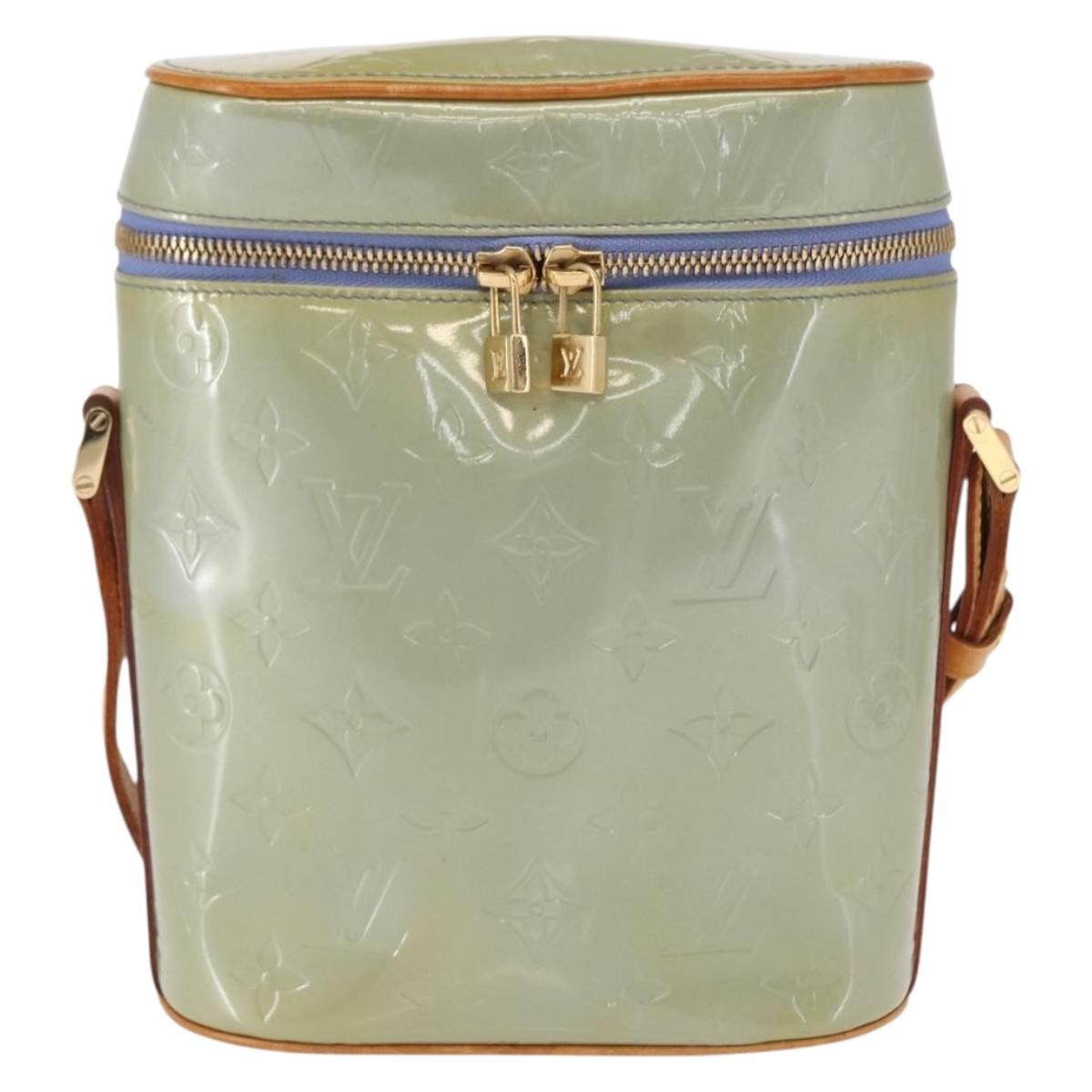 Louis Vuitton Sullivan Handbag Monogram Vernis Gray Patent_Leather Shoulder Bag Bag (Pre-Owned)