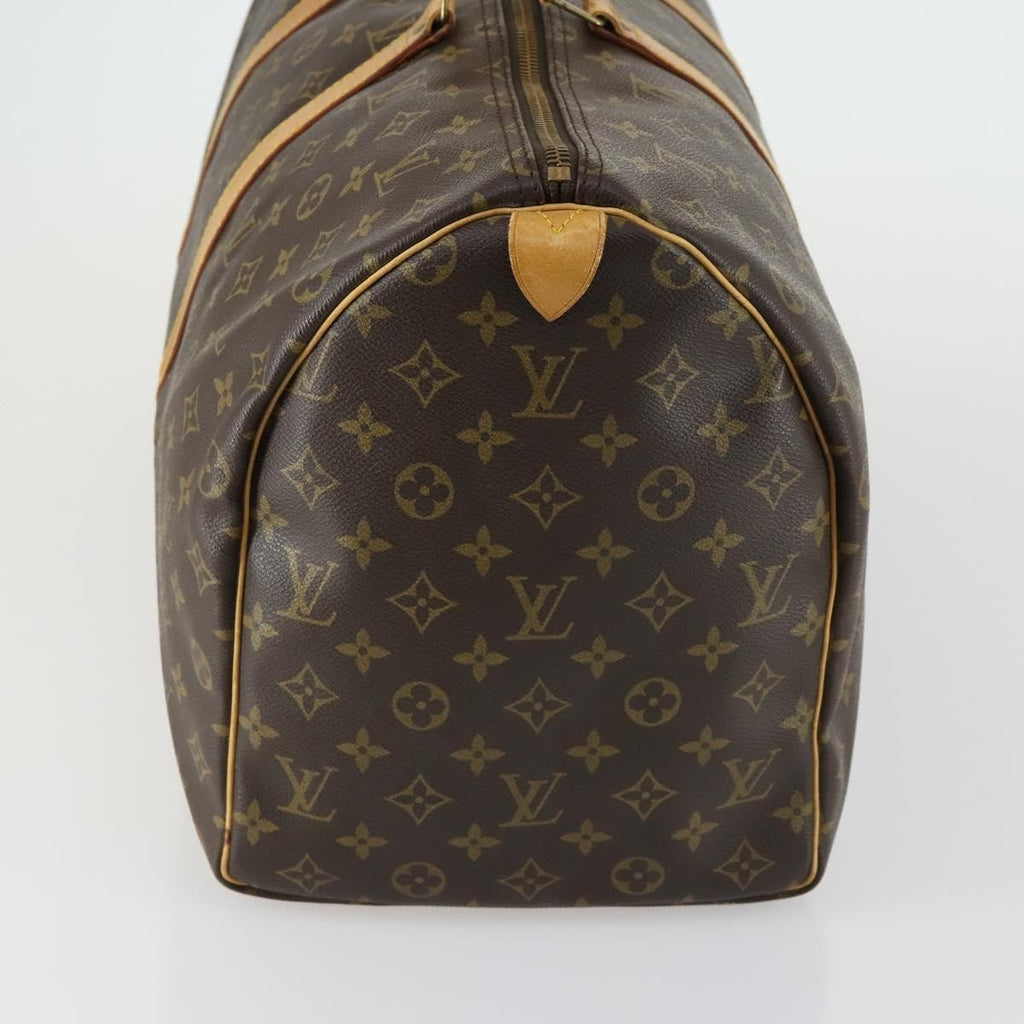 Louis Vuitton Keepall Bag Monogram Canvas Brown Canvas Travel Bag Bag (Pre-Owned)