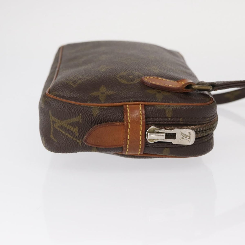 Louis Vuitton Pochette Marly Bandouliere Bag Monogram Canvas Brown Canvas Shoulder Bag Bag (Pre-Owned)