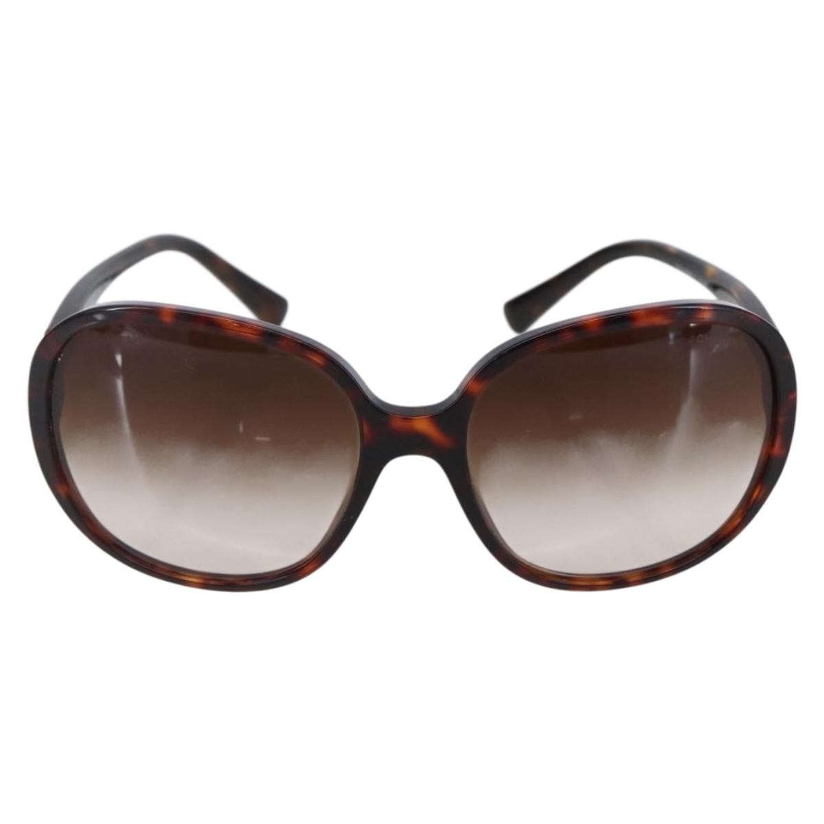 Chanel Chanel Logo Sunglasses Eye Wear Plastic Brown Plastic Sunglasse Accessory (Pre-Owned)