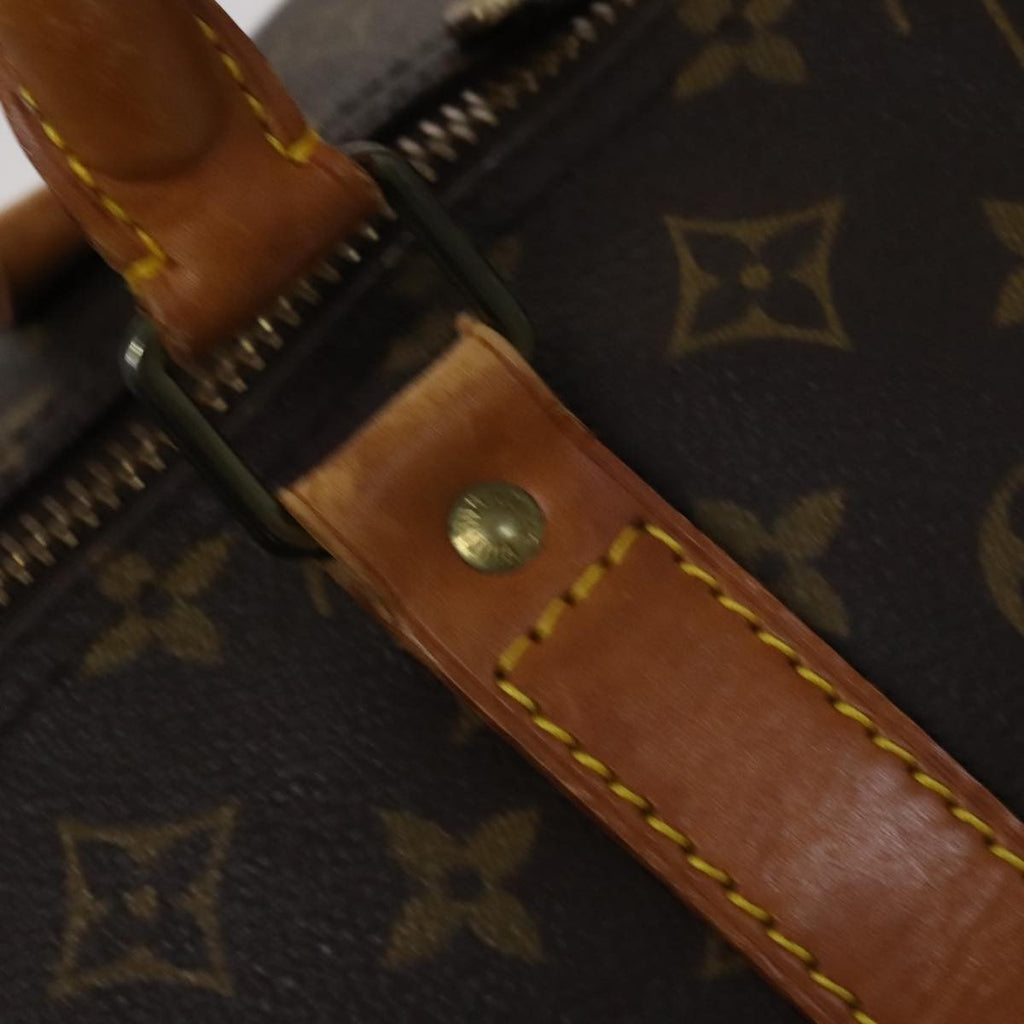 Louis Vuitton Keepall Bag Monogram Canvas Brown Canvas Travel Bag Bag (Pre-Owned)