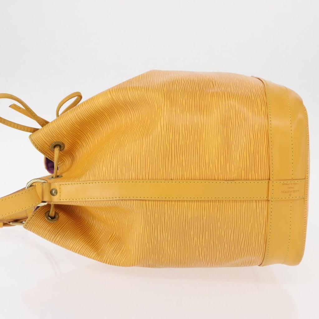 Louis Vuitton Noe Handbag Epi Leather Yellow Leather Shoulder Bag Bag (Pre-Owned)