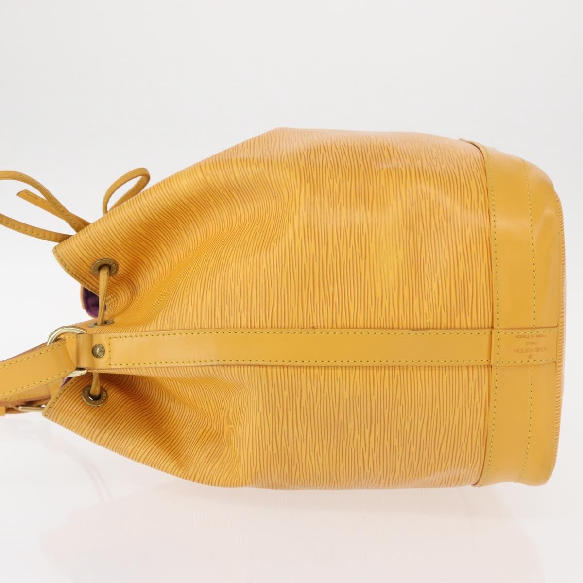 Louis Vuitton Noe Handbag Epi Leather Yellow Leather Shoulder Bag Bag (Pre-Owned)