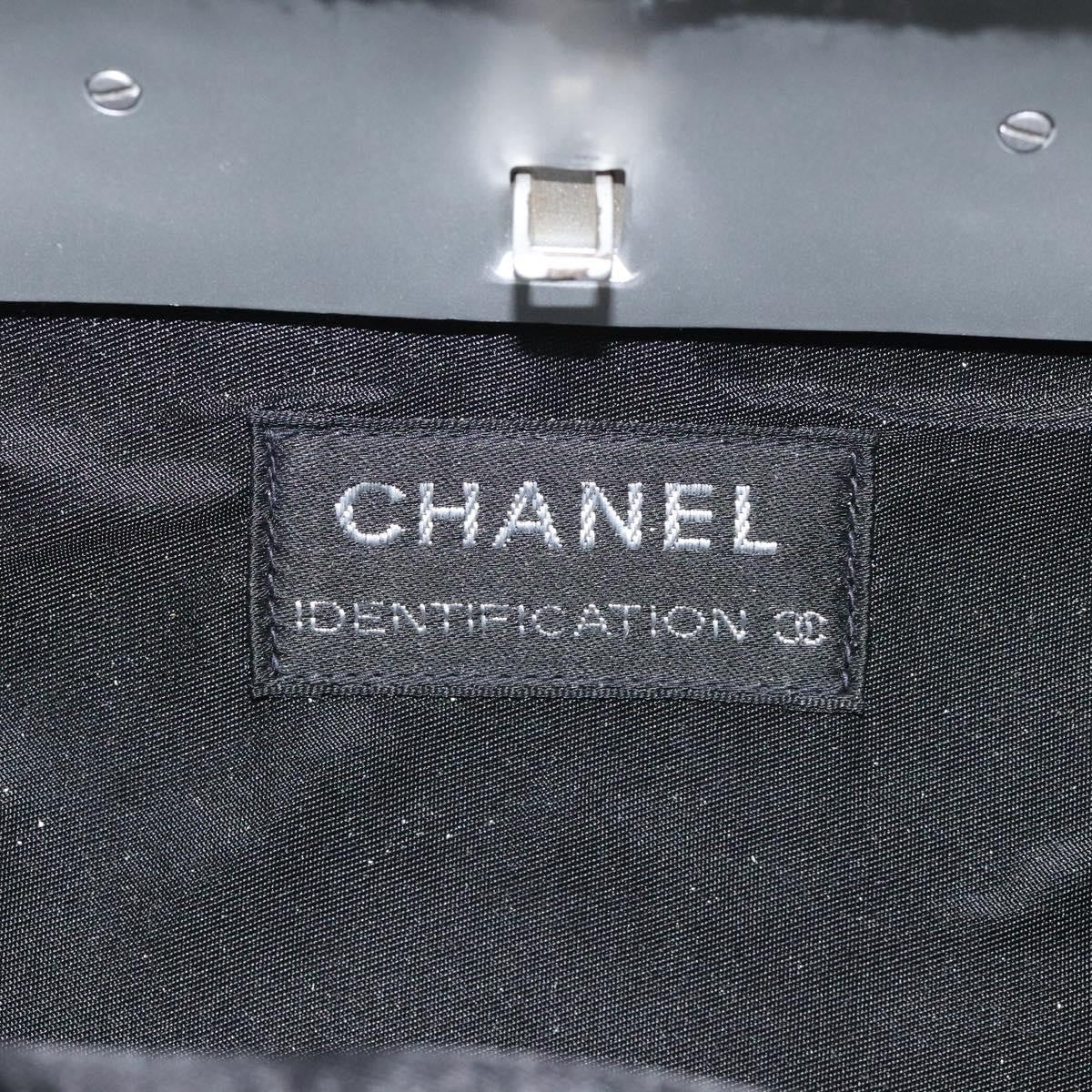 Chanel Millennium Shoulder Bag Felt Gray Synthetic Shoulder Bag Bag (Pre-Owned)