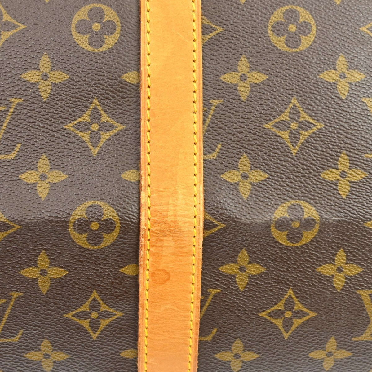 Louis Vuitton Keepall Bag Monogram Canvas Brown Canvas Travel Bag Bag (Pre-Owned)