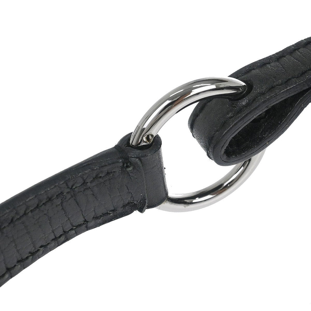 Gucci Vintage Horsebit Shoulder Bag Canvas Black Canvas,Leather Shoulder Bag Bag (Pre-Owned)