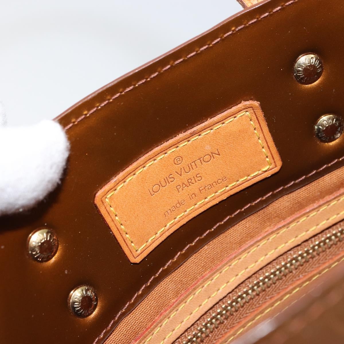 Louis Vuitton Reade Handbag Monogram Vernis Brown Patent_Leather Tote Bag Bag (Pre-Owned)