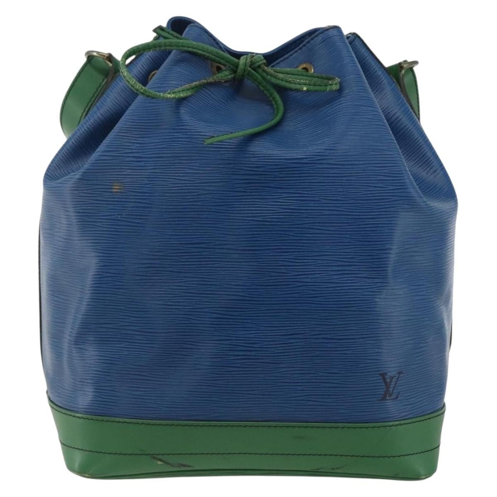 Louis Vuitton Bicolor Noe Handbag Epi Leather Blue Leather Shoulder Bag Bag (Pre-Owned)