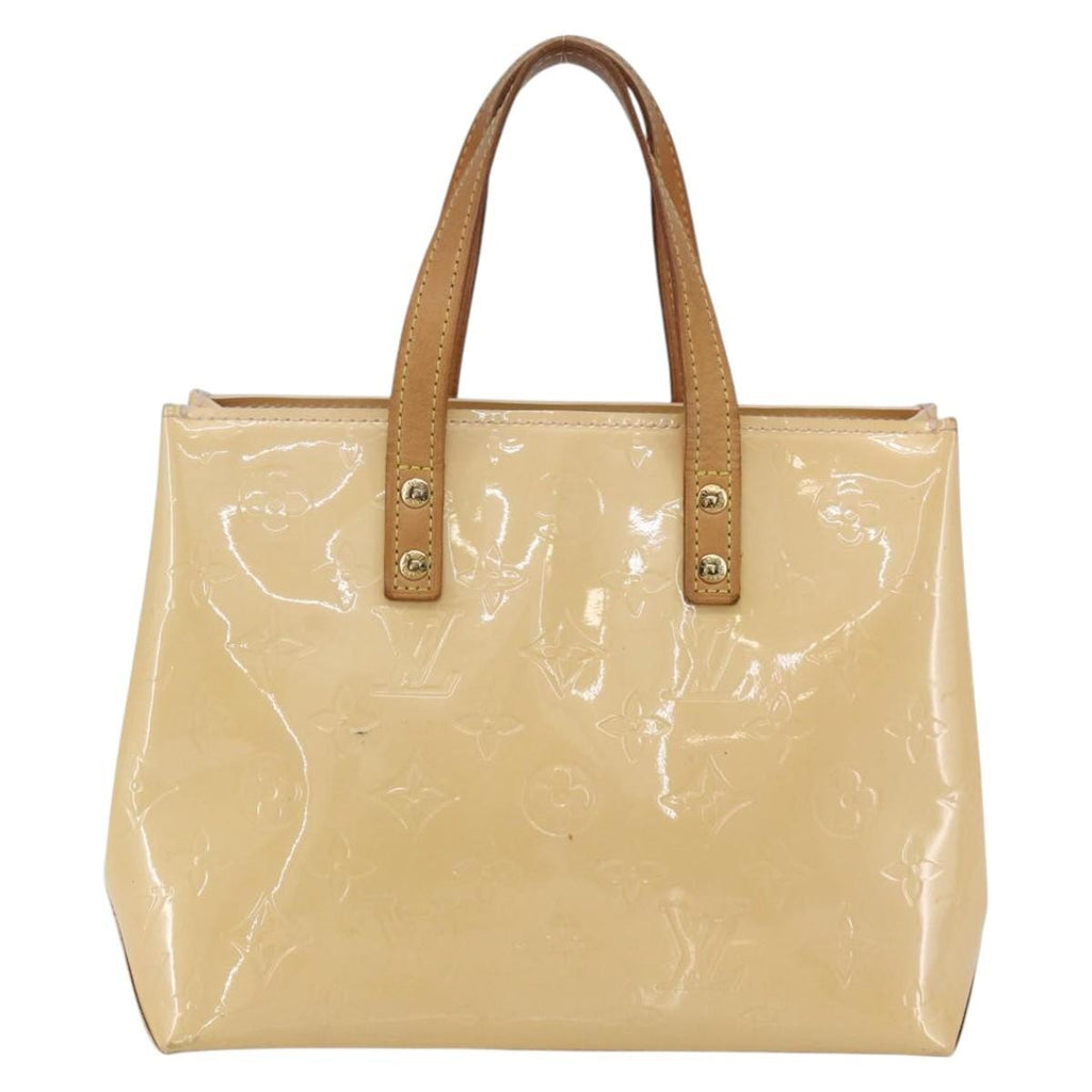 Louis Vuitton Reade Handbag Monogram Vernis Beige Patent_Leather Handbag (Pre-Owned)