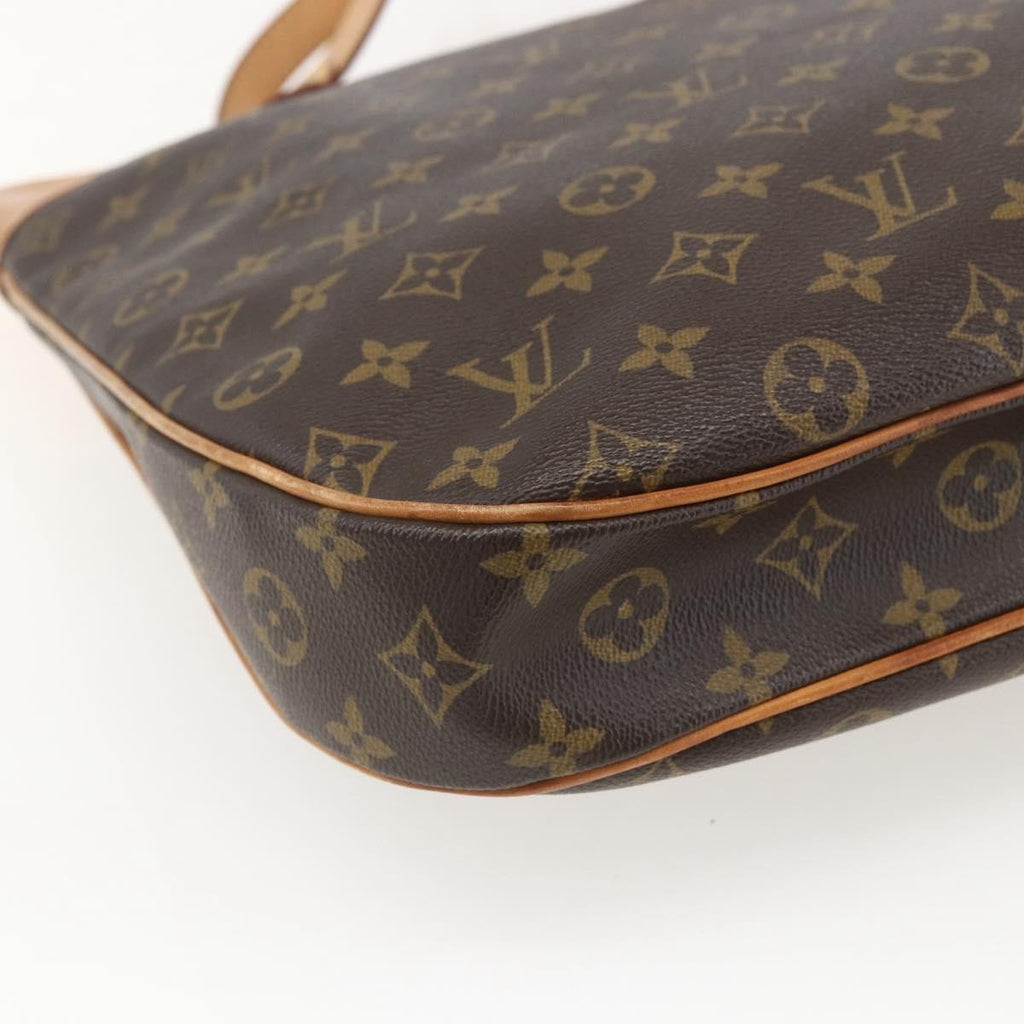 Louis Vuitton Odeon Handbag Monogram Canvas Brown Canvas Shoulder Bag Bag (Pre-Owned)