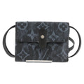 Louis Vuitton Cross Card Holder Limited Edition Monogram Pastel Noir Black Canvas Clutche & Pouche Bag (Pre-Owned)