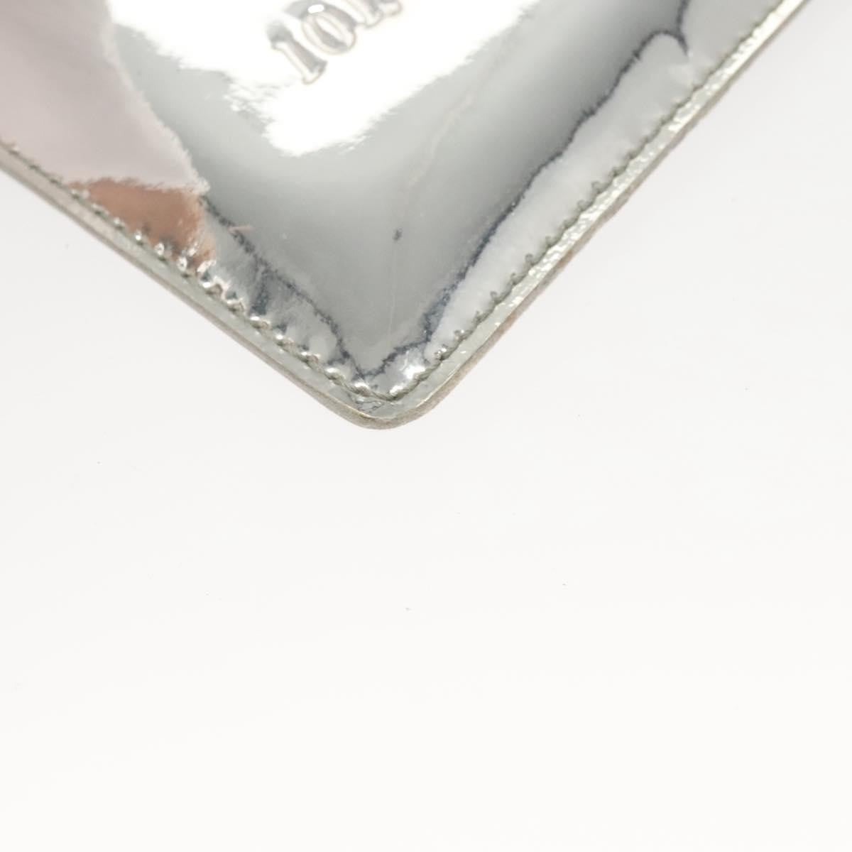 Louis Vuitton Pochette Plate Monogram Mirror Silver Patent_Leather Clutche & Pouche Bag (Pre-Owned)