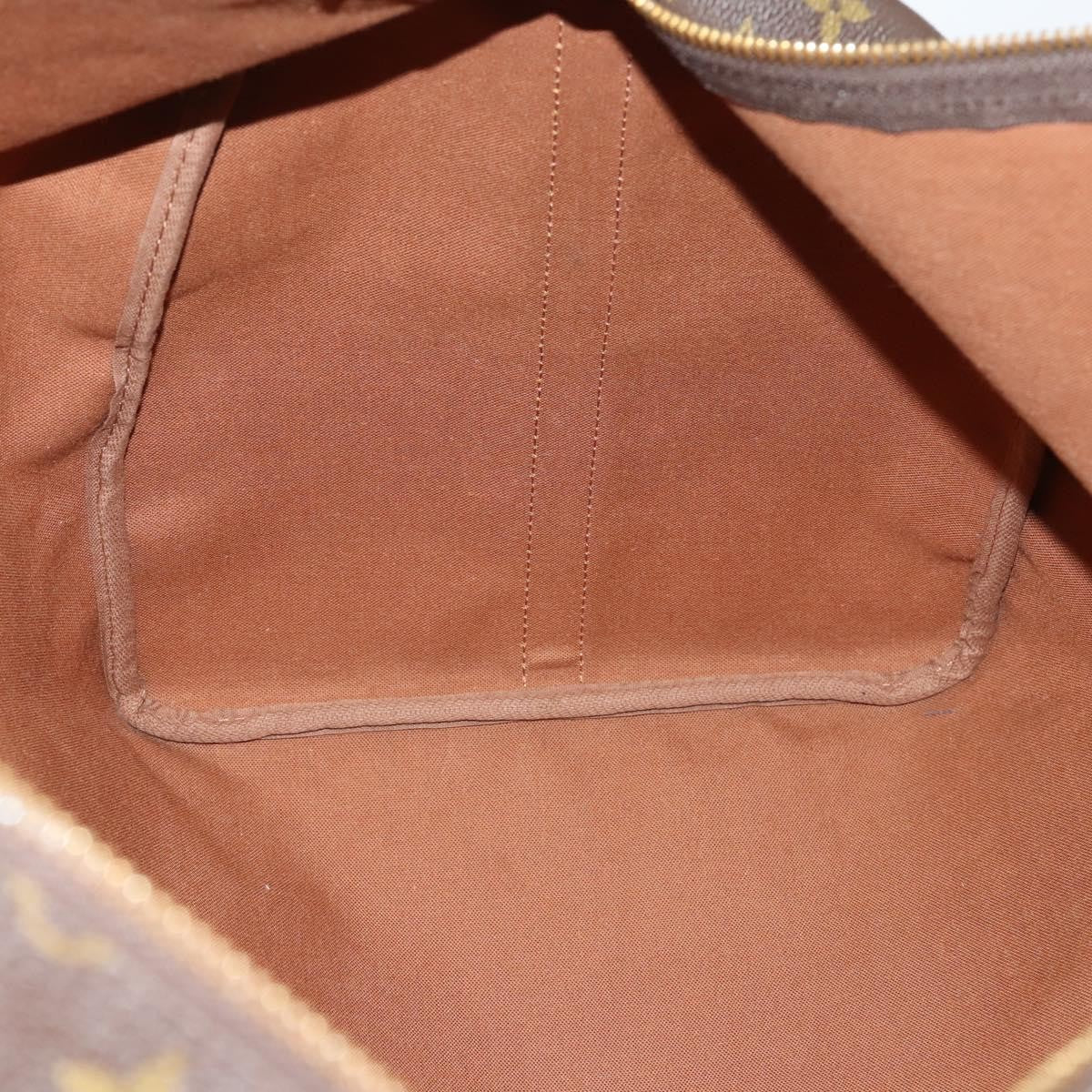 Louis Vuitton Keepall Bandouliere Bag Monogram Canvas Brown Canvas Travel Bag Bag (Pre-Owned)