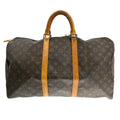 Louis Vuitton Keepall Bag Monogram Canvas Brown Canvas Travel Bag Bag (Pre-Owned)