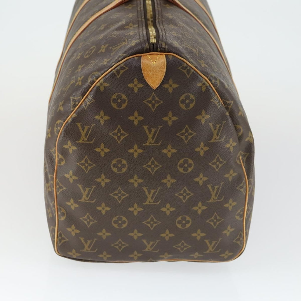 Louis Vuitton Keepall Bag Monogram Canvas Brown Canvas Travel Bag Bag (Pre-Owned)