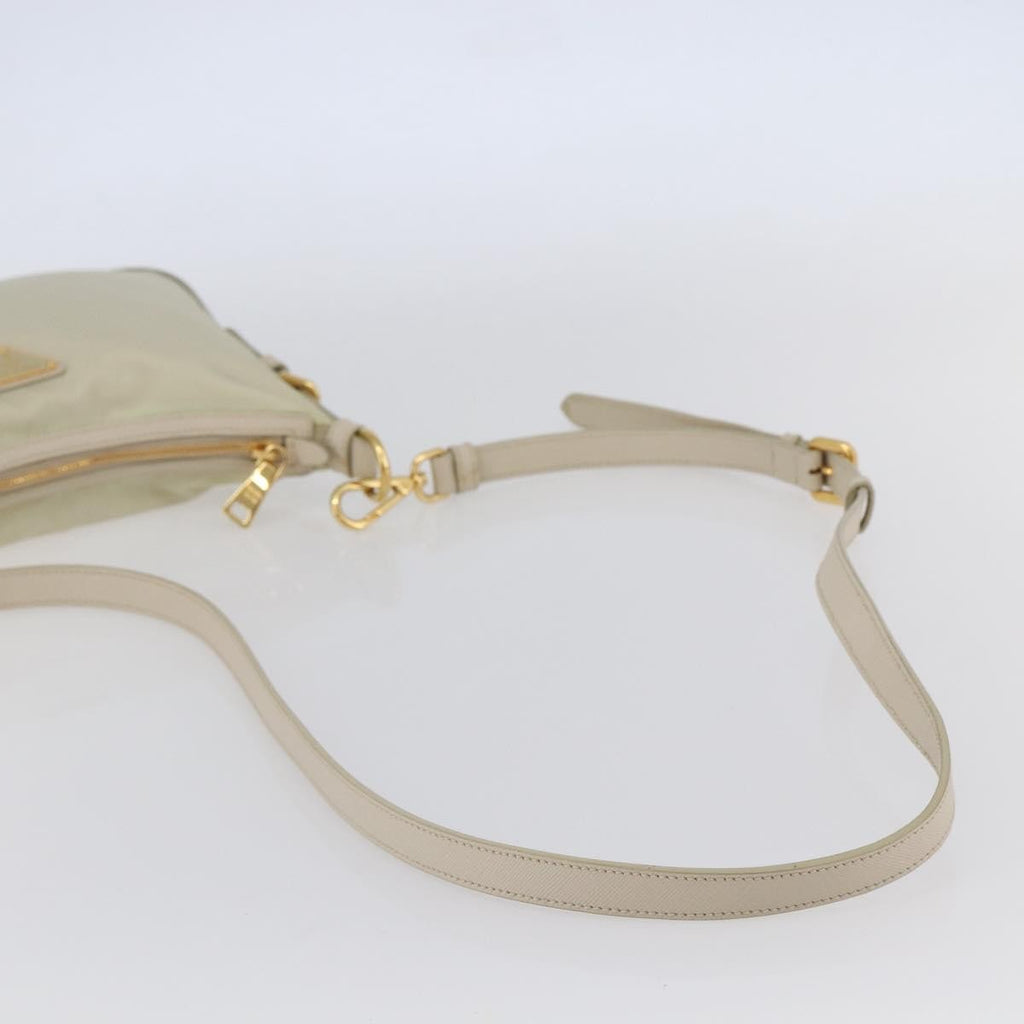 Prada Re-Edition 2005 Shoulder Bag Tessuto Beige Nylon Shoulder Bag Bag (Pre-Owned)
