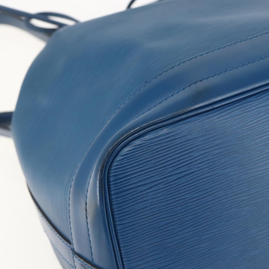 Louis Vuitton Noe Handbag Epi Leather Blue Leather Shoulder Bag Bag (Pre-Owned)