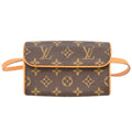 Louis Vuitton Florentine Pochette Monogram Canvas Brown Canvas Clutche & Pouche Bag (Pre-Owned)