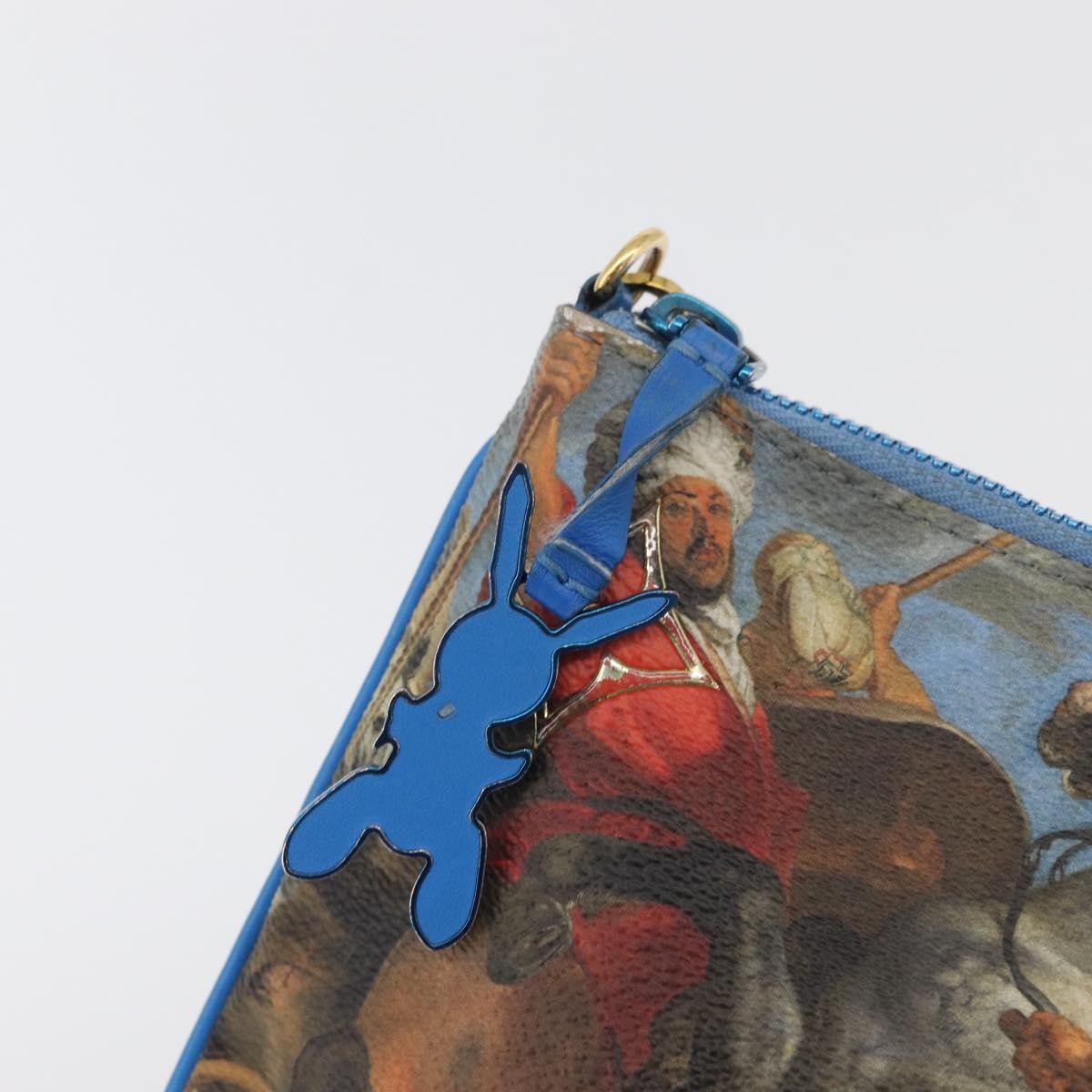 Louis Vuitton Pochette Clutch Limited Edition Jeff Koons Monet Print Canvas Multicolour Canvas Clutche & Pouche Bag (Pre-Owned)