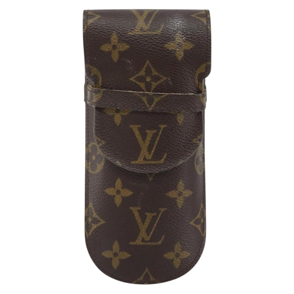 Louis Vuitton Etui À Stylo Canvas Brown Canvas Clutche & Pouche Bag (Pre-Owned)