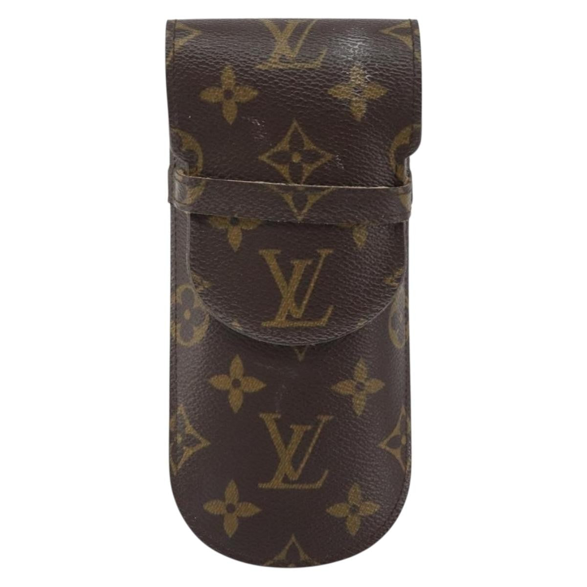Louis Vuitton Etui À Stylo Canvas Brown Canvas Clutche & Pouche Bag (Pre-Owned)