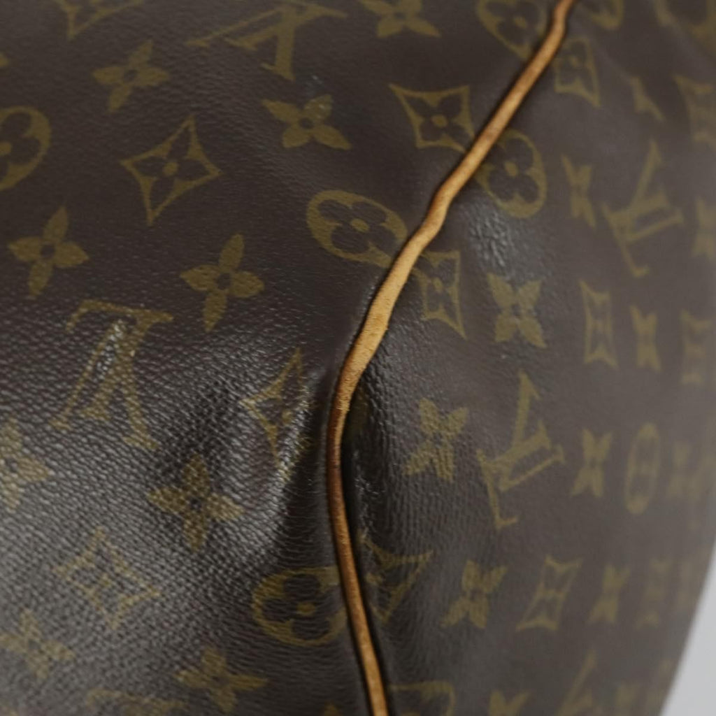 Louis Vuitton Keepall Bag Monogram Canvas Brown Canvas Travel Bag Bag (Pre-Owned)